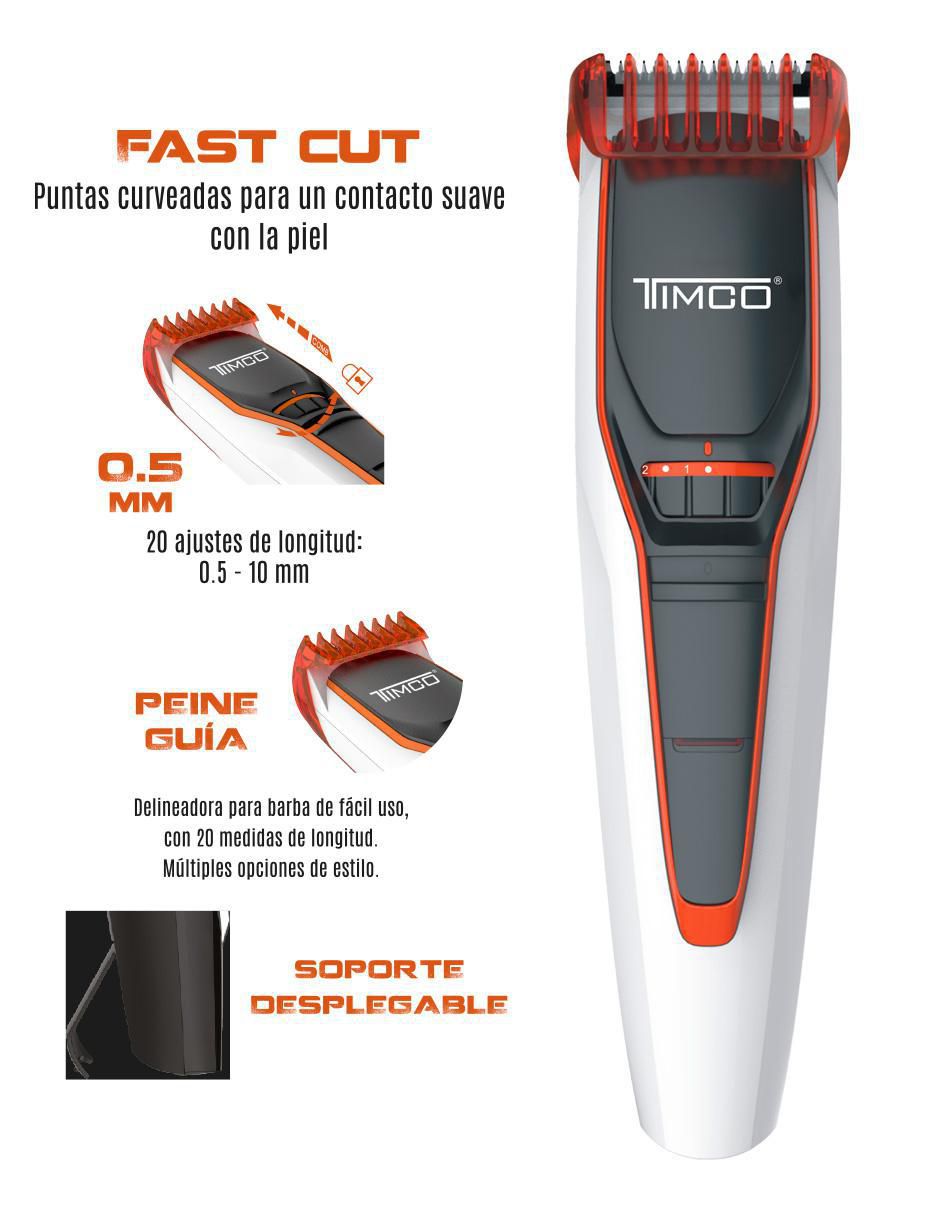 Recortadora de barba y bigote PG-300 3