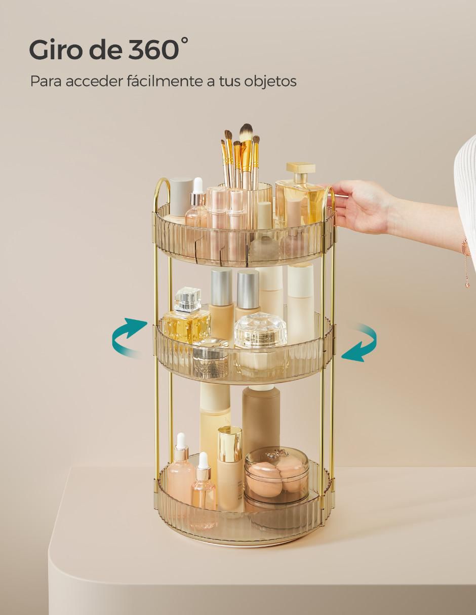 Organizador de cosmeticos armable Glora 3