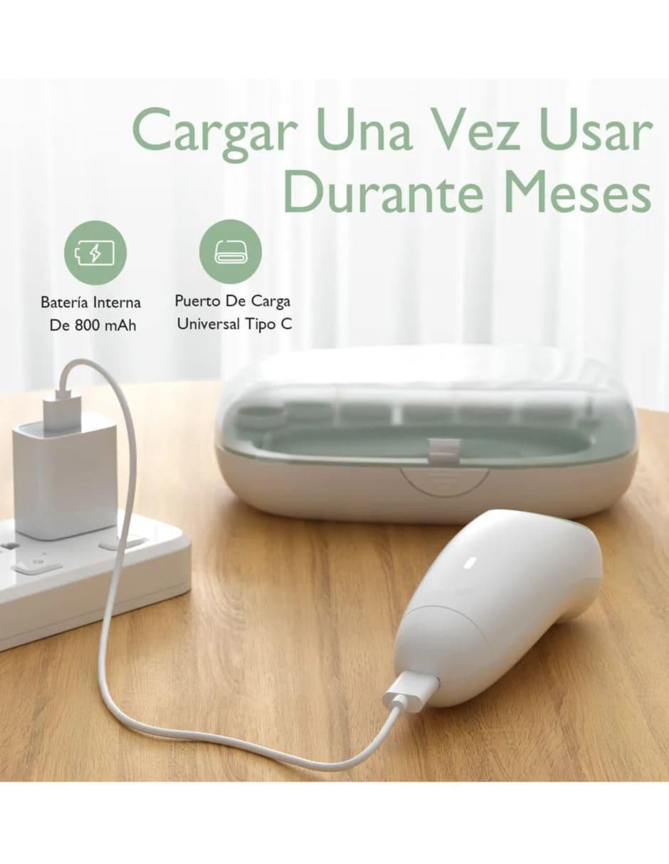 Kit lima eléctrico para uñas y pies 1 cara 3