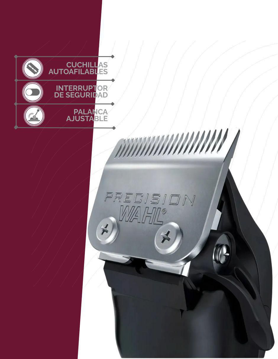Recortadora para cabello, barba y cuerpo WHL-TRIO-4608 5