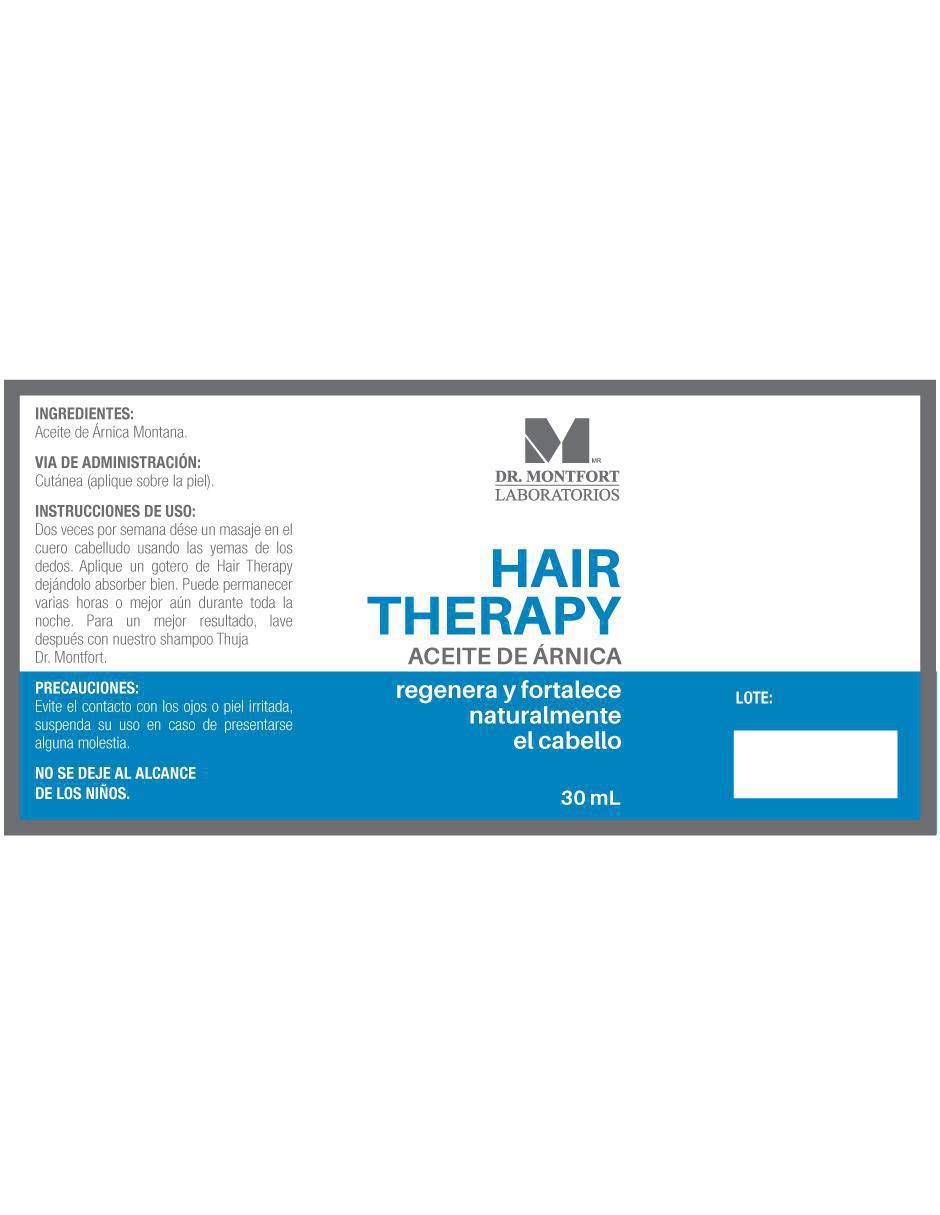 Aceite para cabello todo tipo Hair Theraphy 30 ml 3