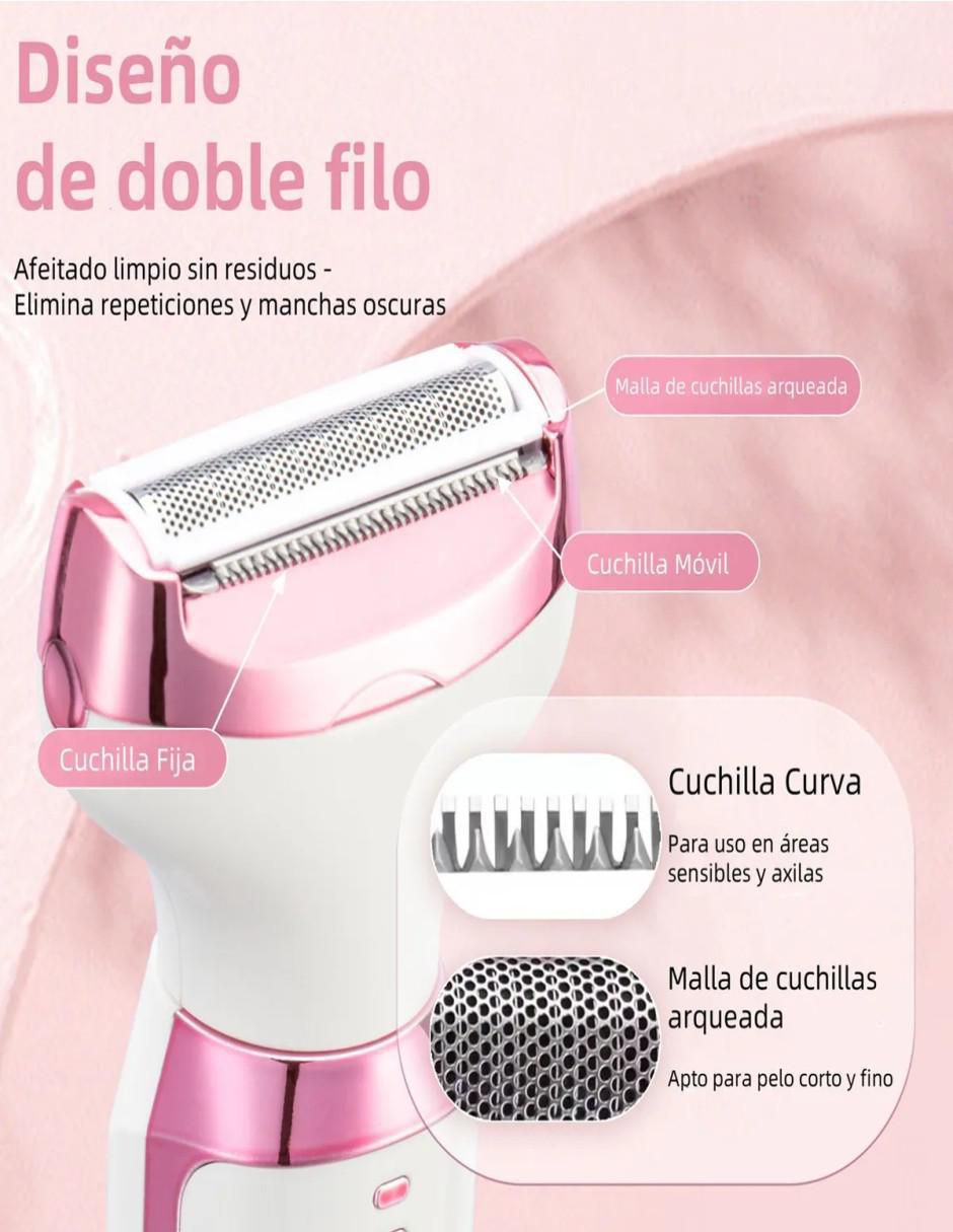 Depiladora para rostro y cuerpo 5