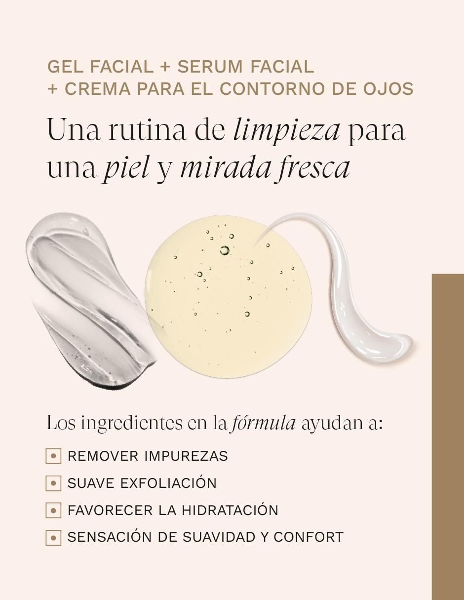 Kit tratamiento facial 4 en 1 limpieza + renovación celular hidrata, protege y limpia Premium 5