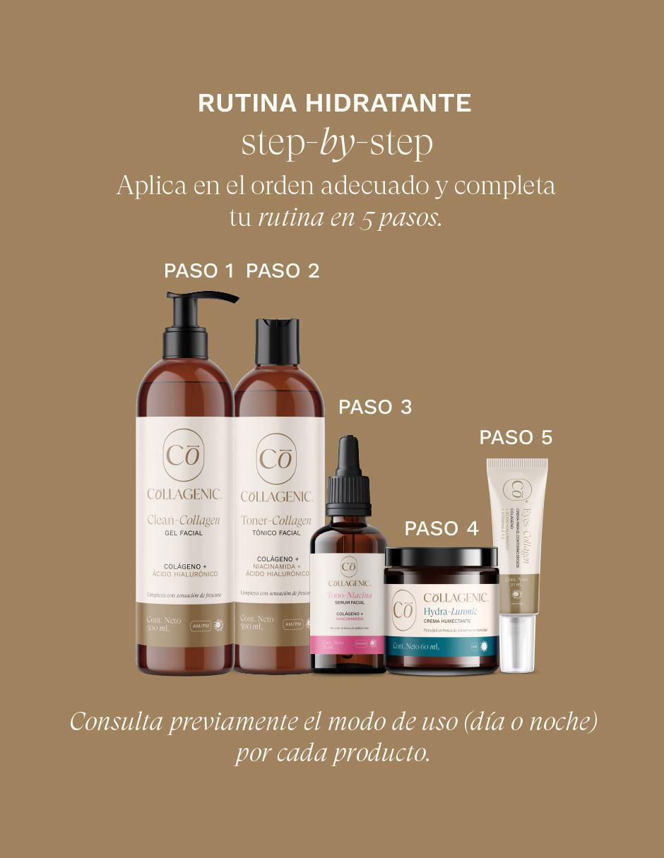 Kit tratamiento facial 4 en 1 limpieza + renovación celular hidrata, protege y limpia Premium 8