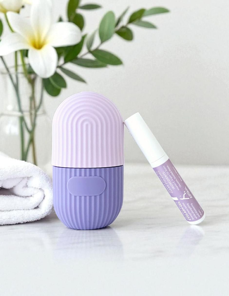 Kit tratamiento facial crecimiento de pestañas y cejas 8
