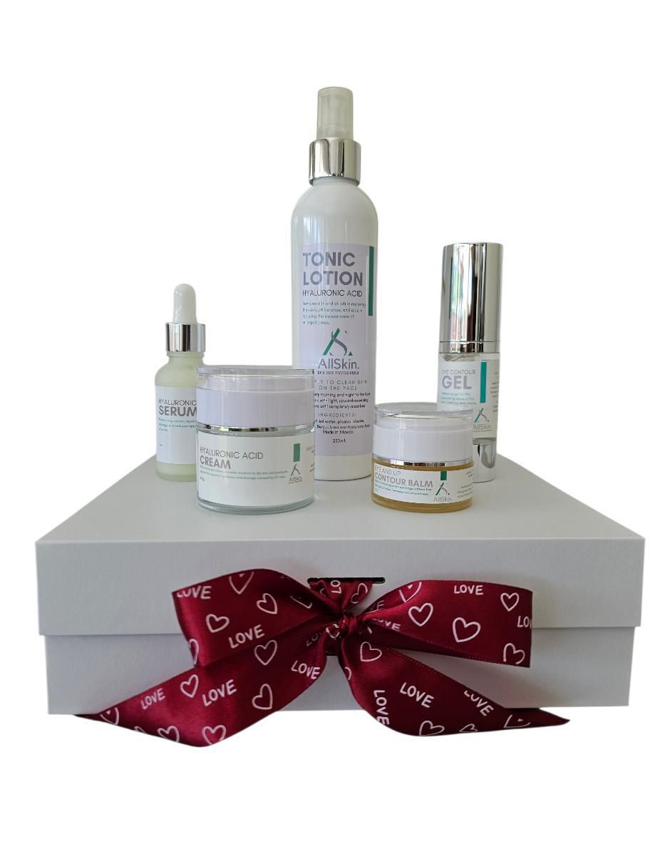 Set tratamiento facial Suero con ácido hialurónico y retinol antiedad
